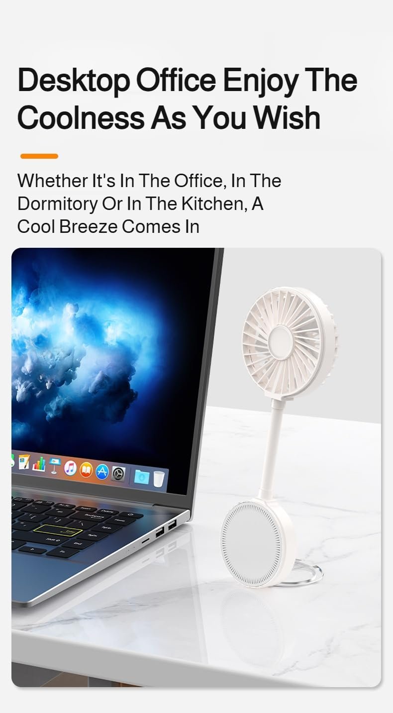 🔥Last Day Promotion 70% OFF🔥Handheld Magnetic USB Rechargeable Fan⚡BUY 2 FREE SHIPPING