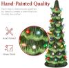 🎁TikTok Last Day Sale - 70% OFF🎄Retro Hand-Painted Tabletop Christmas Trees with Timer
