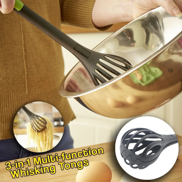 (Clearance Sale- 50% OFF) Master Chef Nylon Whisking Tongs- Buy 3 Only $9.99 Each