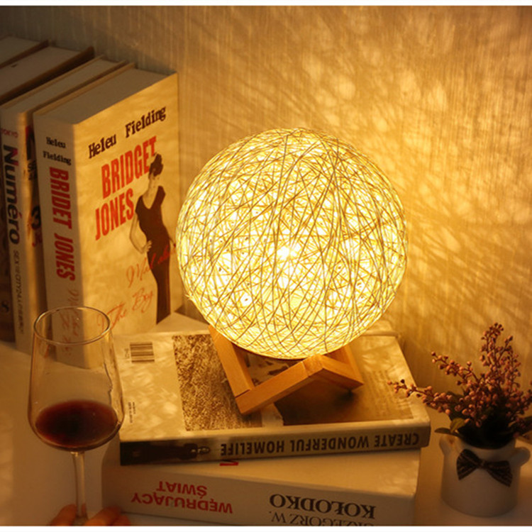 (🌲Early Christmas Sale- SAVE 48% OFF)Handmade Sepak Takraw Ball LED Table Lamp(BUY 2 GET FREE SHIPPING)
