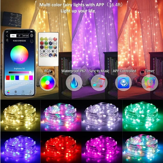 (🌲Early Christmas Sale- 50% OFF) Smart LED Christmas Outdoor Lights（With App Controlled）