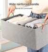 Foldable closet storage box