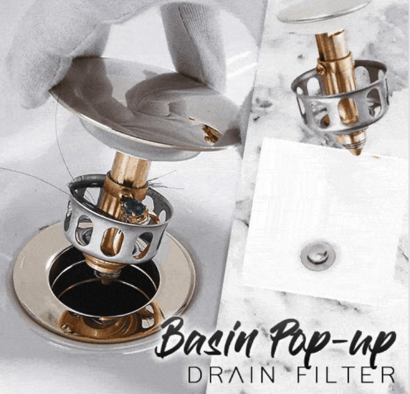 ⛄Early New Year Hot Sale 50% OFF⛄ - Basin Pop-up Drain Filter