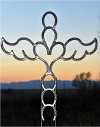 ❤️Natural Horseshoe Cross With Heart Angel, 🔥Buy 2 Free Shipping