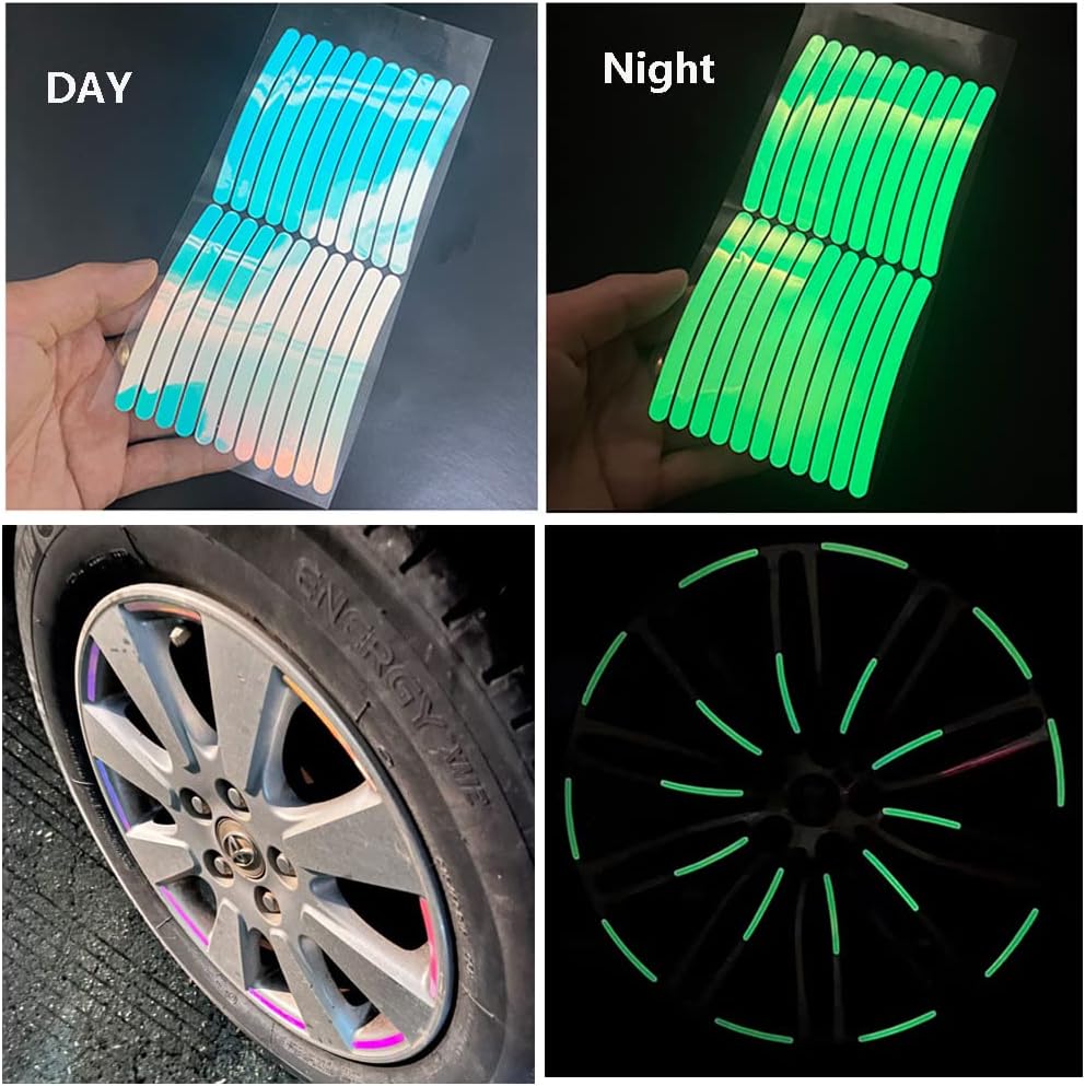 🔥🔥Glowing Wheel Hub Sticker