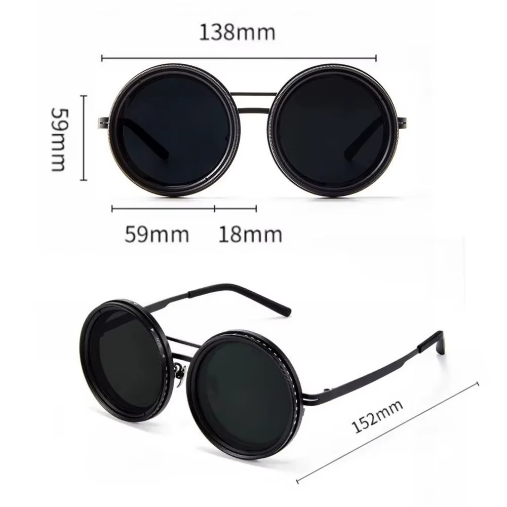 LUMNIX™ Adjustable ND Filter Sunglasses – 9-Level Light Control