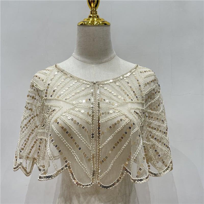🎁TikTok Last Day Sale - 70% OFF🎉Sequin & Beaded Shawl – 5 Stunning Ways to Style It!