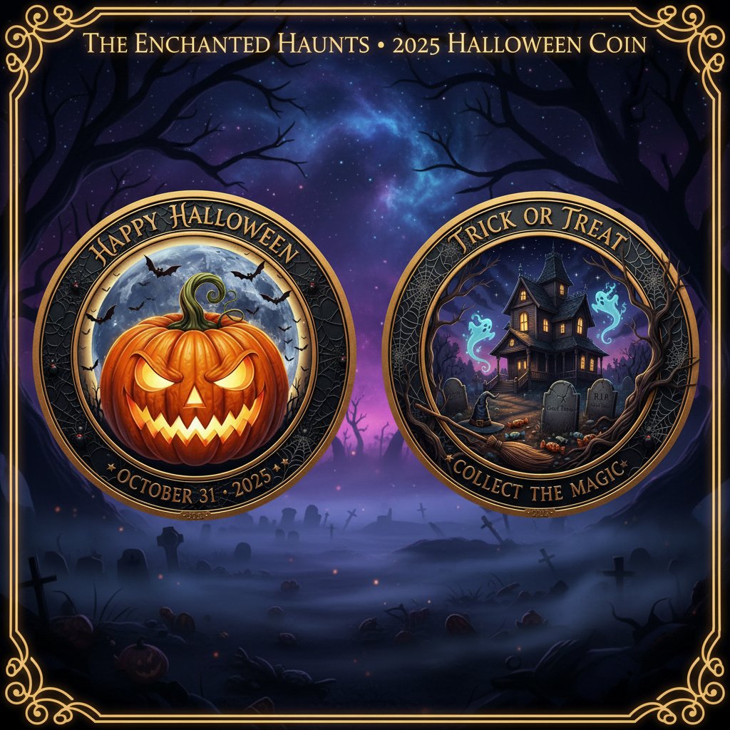 🎃The Enchanted Haunts 2025 Halloween Coin