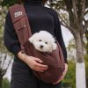 Dog Sling Carrier Evergreen 100% Organic Cotton For Cats too