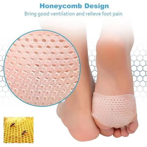 2020 HOT SUMMER SALE-Soft Silicone Gel Honeycomb Reusable Forefoot Pad