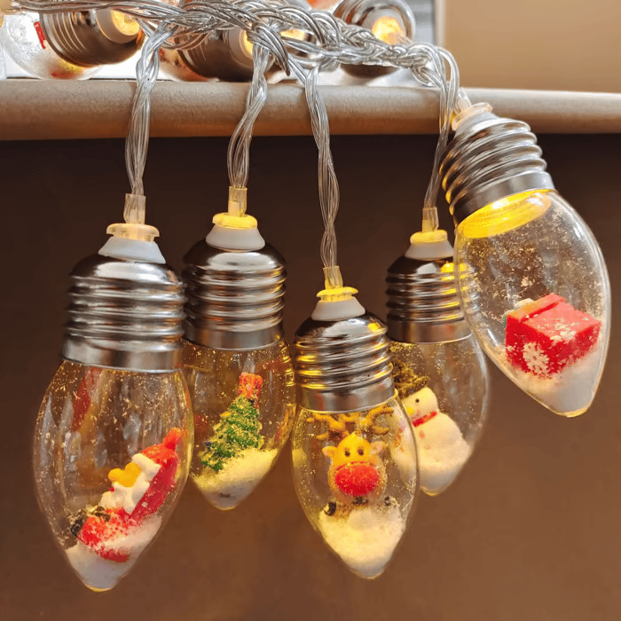 🔥TodDay 40% OFF🎄Christmas Vintage Decor String Light - Led Bulbs String Lights🎅