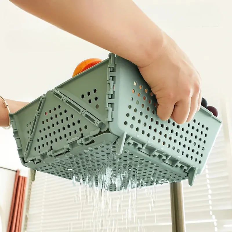 🎁TikTok Last Day Sale - 70% OFF🔥Foldable Multi-Functional Draining Storage Basket