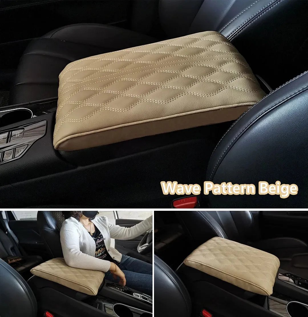 🔥(Limited Time Promotion - 49% OFF) Memory Cotton Leather Car Armrest Box Pad - Universal style