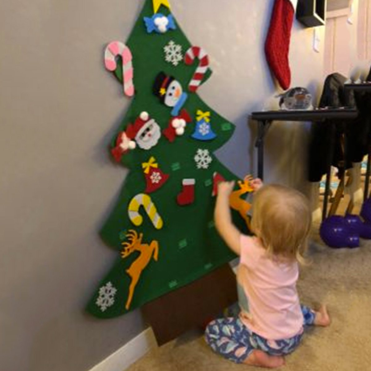 🎄My First Christmas Tree - DIY Felt Tree Kit for Kids