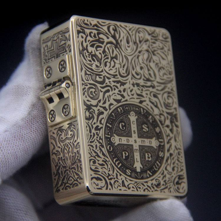 Brass War Armour Kerosene Lighter Constantine