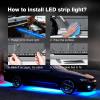 🔥LAST DAY 49% OFF- Car Chassis Flexible RGB Waterproof LED Strip Lights (4PCS)