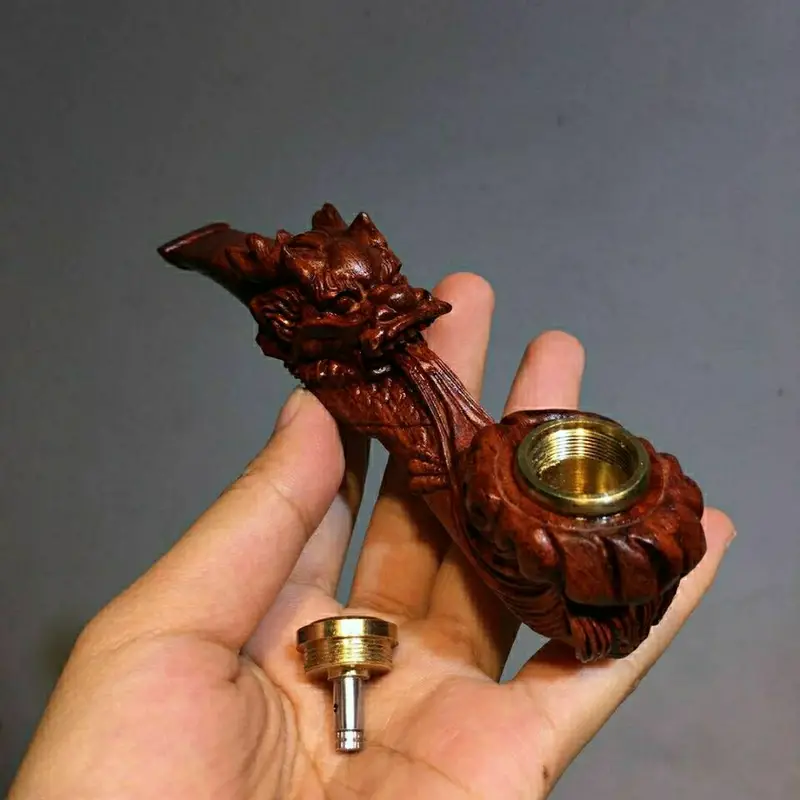 🔥Luxury Hand Carved Greek Briar wood Smoking Pipe-𝟏𝟎𝟎% 𝐇𝐚𝐧𝐝𝐦𝐚𝐝𝐞