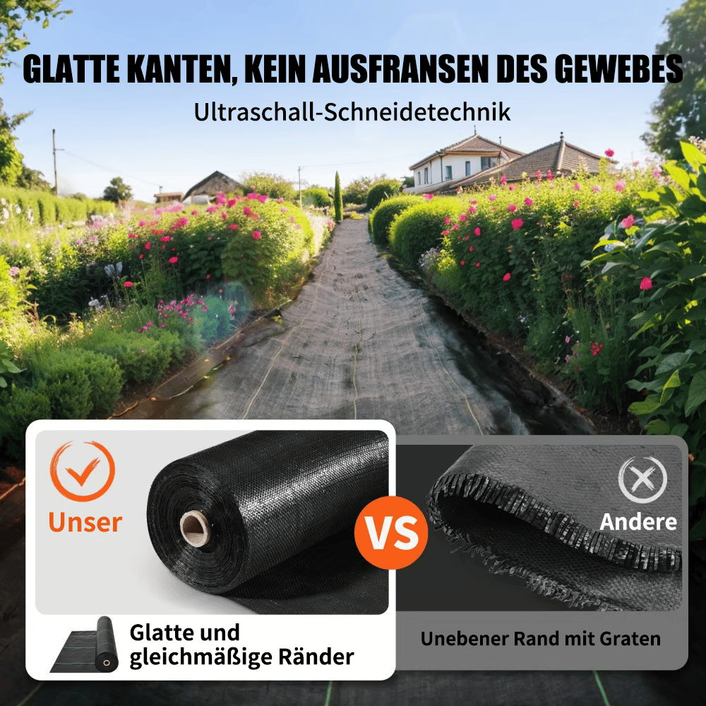 🔥Premium gewebte Unkrautbarriere