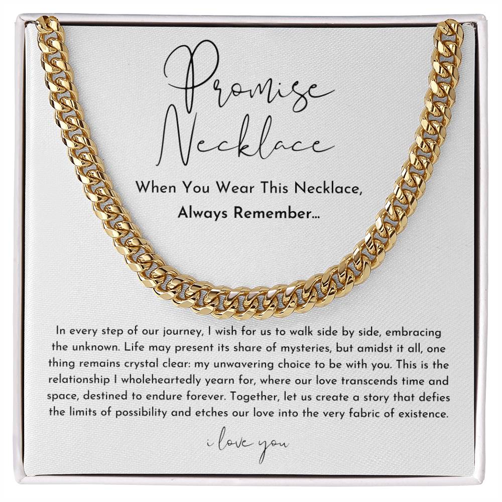 🔥LAST DAY 50% OFF🔥Promise Necklace For Him