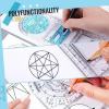 (Early Christmas Sale- 48% OFF) Multifunctional Geometric Rulers- Buy 3 Get 2 Free & Free Shipping