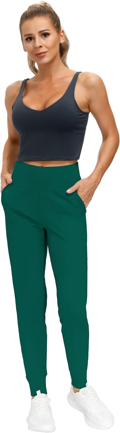 THE GYM PEOPLE Women's Joggers Pants Lightweight Athletic Leggings Tapered Lounge Pants for Workout, Yoga, Running