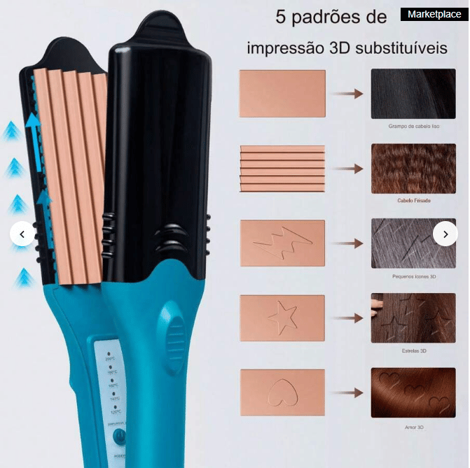 💥LAST DAY SALE 50% OFF- Hair Straightener & First 3D Image Hair Imprinting Iron