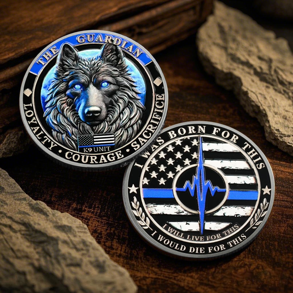 🐾 Police K9 Guardian Challenge Coin