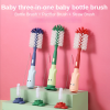 (🔥Last Day Promotion- SAVE 48% OFF)3 in 1 Baby Bottle Silicone Cleaner Brush(buy 3 get extra 20% off NOW)