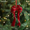 🎄 Last Day 49% Off 🎁Red Velvet Snowflake Ornament