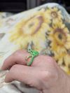 🌿Spring Hot Sale 49% OFF💥 Mini Green Tree Frog Ring