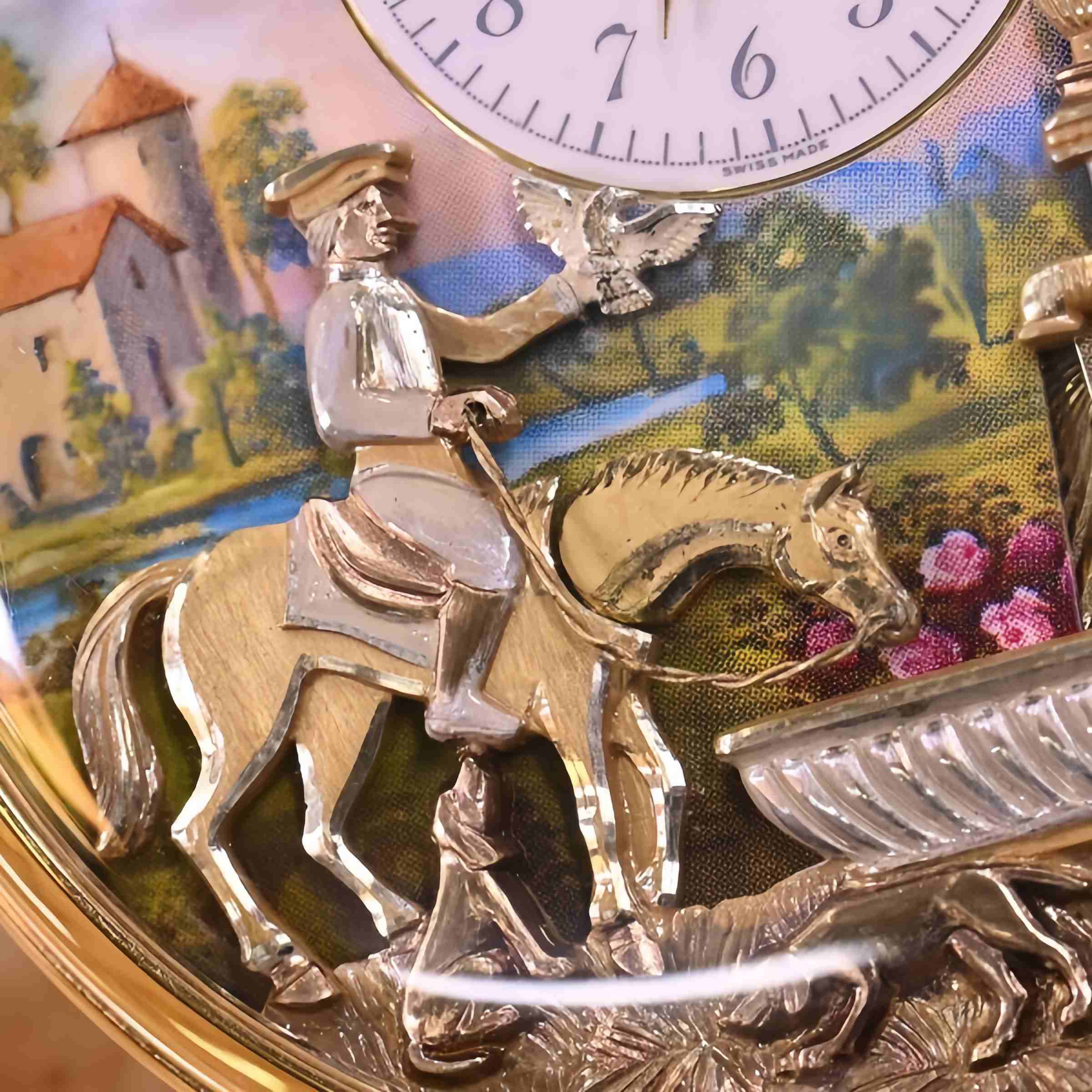 💥LAST DAY SALE 50% OFF💥Imperial Duke & Puppet Gold-plated Musical Automatic Open Pocket Watch