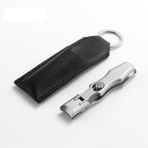 (🔥Last Day Promotion - SAVE 50%OFF) Ultra Sharp Stainless Steel Nail Clippers For Thick Nails(With Leather Case)-BUY 2 GET EXTRA 10% OFF