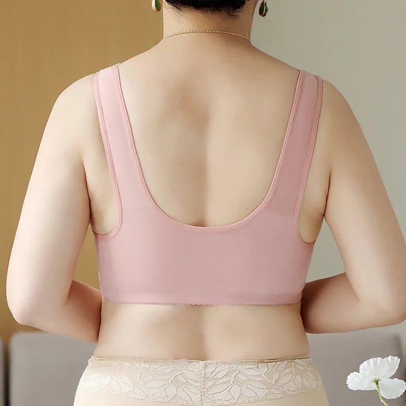 🎁LAST DAY 45% OFF🎁Plus Size Cotton Front Button Bra