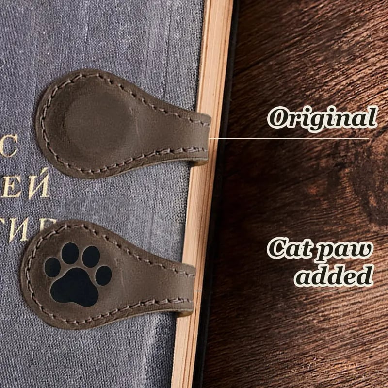 Last Day Promotion 70% OFF - 🔥Personalized Magnetic Leather Bookmark