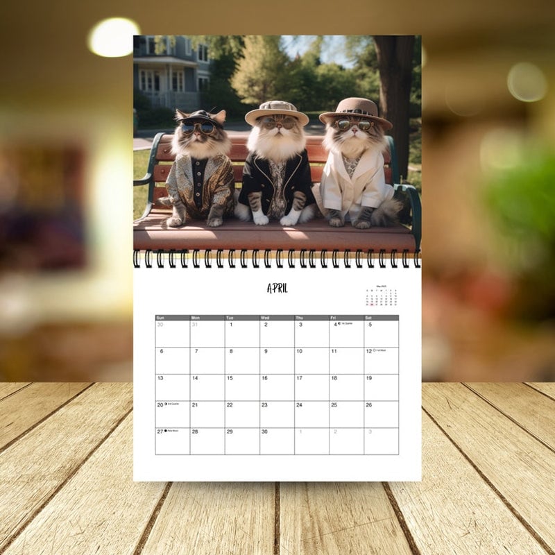 (🔥HOT SALE NOW 49% OFF) - 😺2025 Stylish Cats Calendar/Gift For Cat Lover