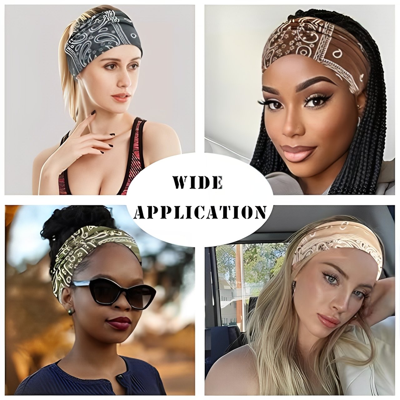 🔥Heißer Verkauf 49% Rabatt🥰Boho Paisley Printed Wide HeadBand