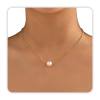 Gold Pearl Necklace, Dainty Gold Necklaces Prom Pearl Choker Necklace 15'' Pearl Necklaces for Women Beachy Necklace Adjustable Pearl Jewelry Bride as Graduation Birthday Mothers Day Gifts