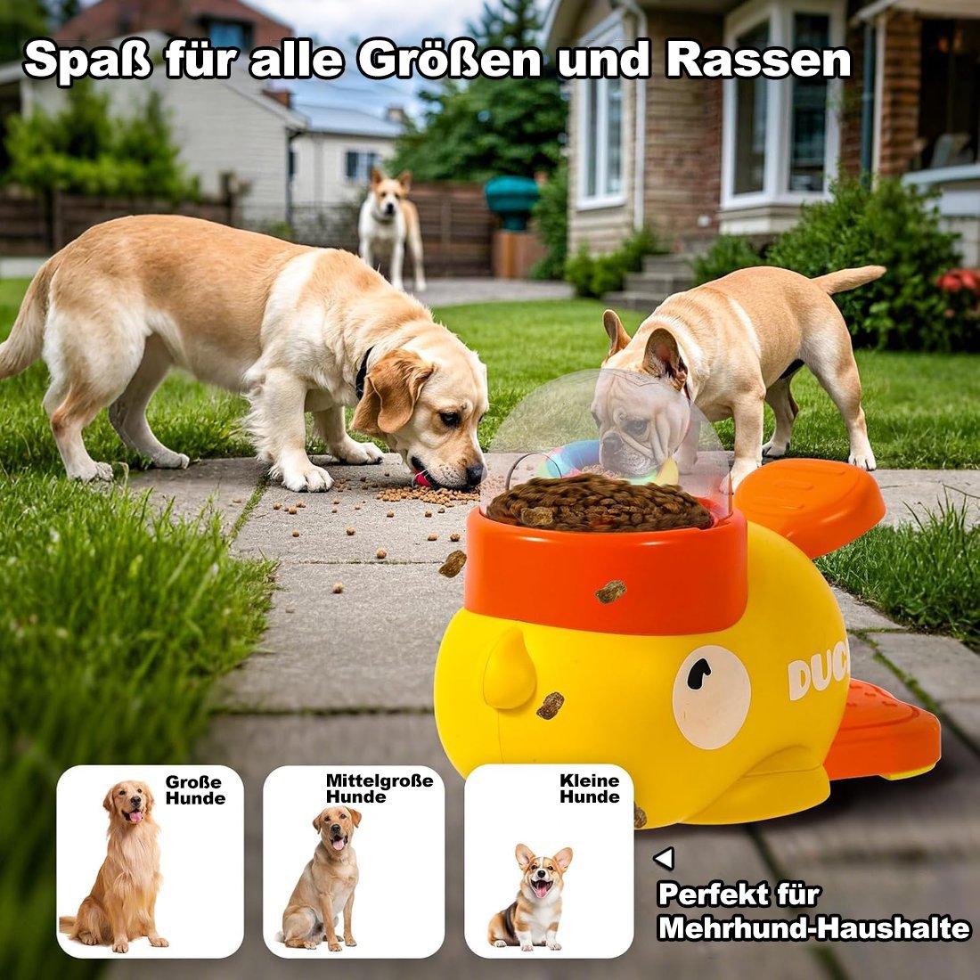 😺Heißer Verkauf - 49% Rabatt🐶Katzen & Hunde, vereint im Spaß!----Interaktives Slow Feeder Spielzeug