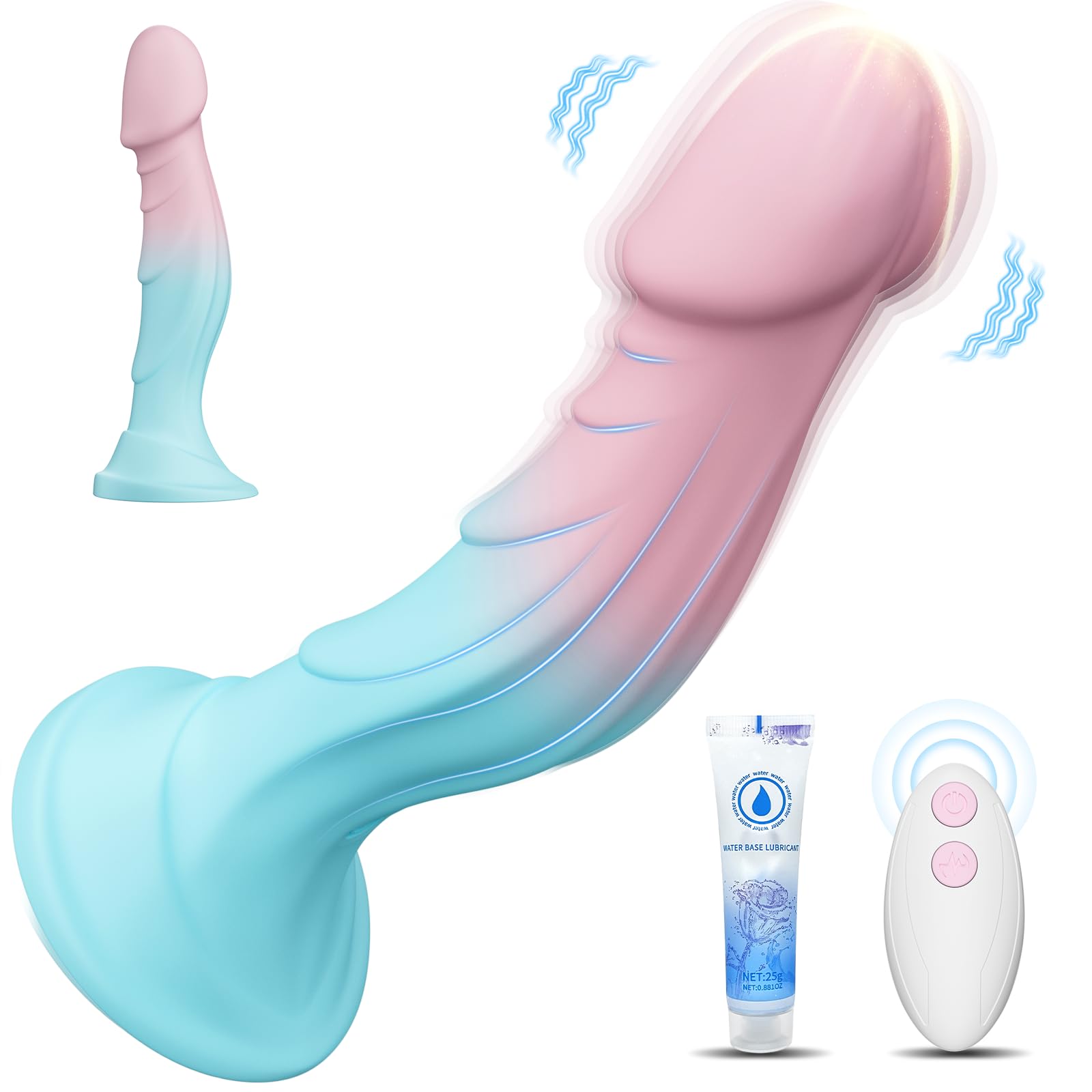 7.5” Silicone Realistic Dildos with Suction Cup for Women