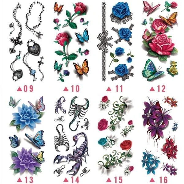 SPRING PRE PROMOTION -  Trendy 3D Tattoo Stickers - Buy 20 Free Shipping