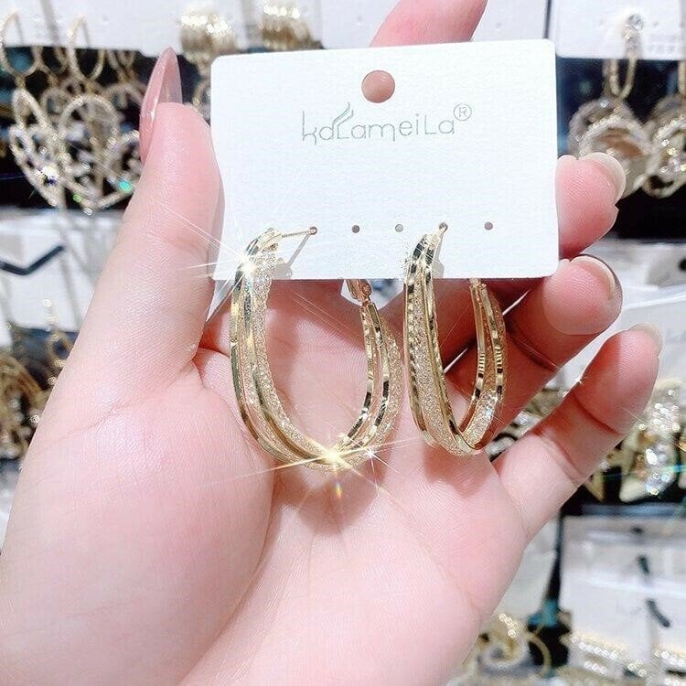 🔥HOT SALE - 49% OFF🔥To My Best Friend-Fashion Oval Earrings