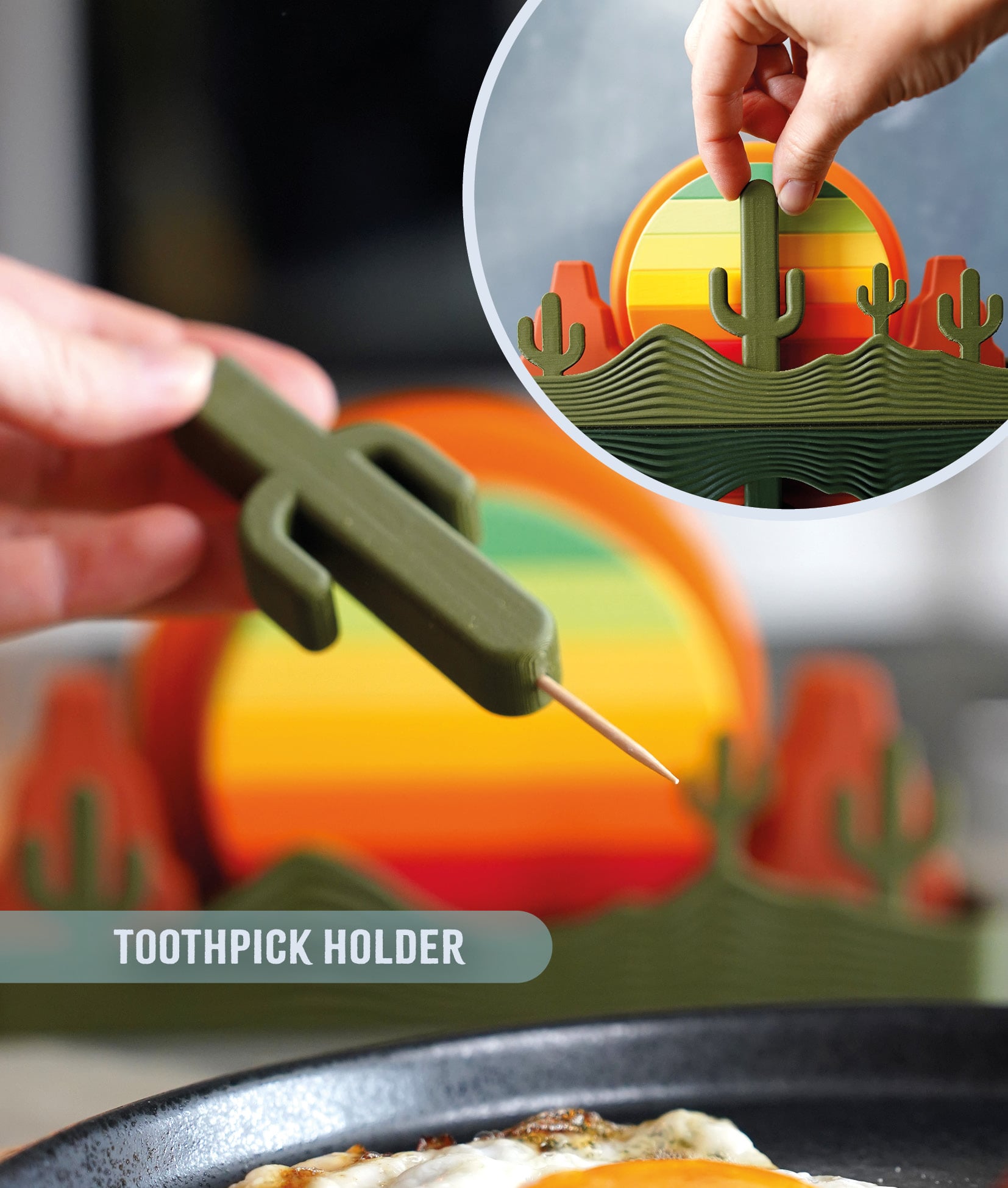 🎁TikTok Last Day Sale - 70% OFF🔥SUNDOWNER Coaster Set 🌵🌞🍹