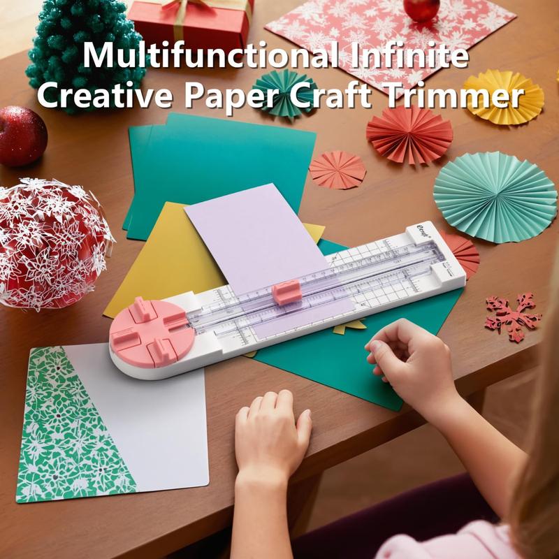 ⏰LAST DAY SALE 50% OFF💥4-in-1 Paper Trimmer Multi-Function Scrapbooking Tool