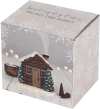 🏠🎄Log Cabin Snowy Winter Incense Cone Burner