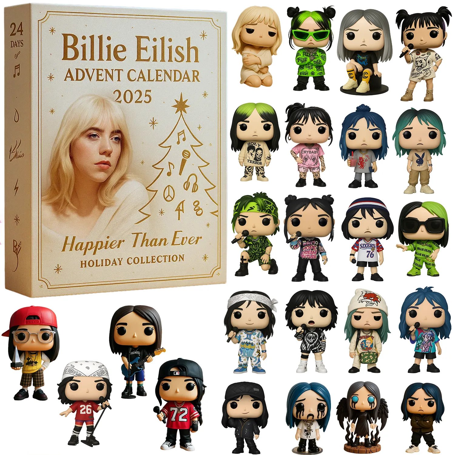 🔥LAST DAY 49% OFF - Billie Eilish Advent Calendar 2025 🎁 24 Gifts Inside!