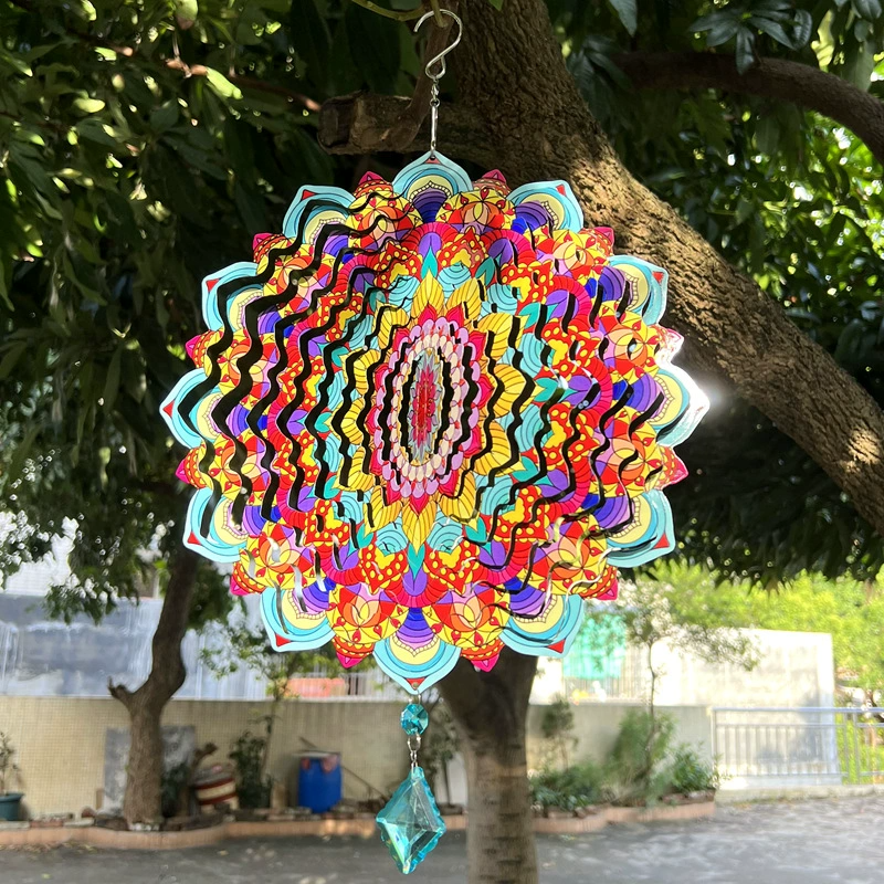 🌲New Year Sale 49% OFF -🎁Handmade 3D Hanging Colorful Wind Chimes