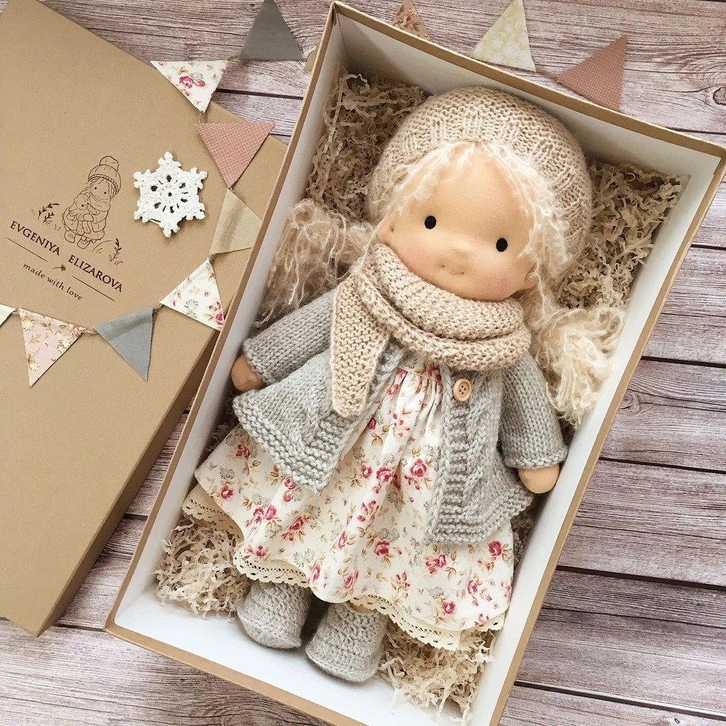 (🎄EARLY CHRISTMAS SALE - 50% OFF) 🎁👧Handmade Waldorf Doll - Elena