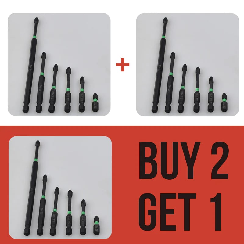 (🔥Last Day Promotion- SAVE 48% OFF)PH2 Magnetic Screwdriver Bit Set(buy 2 get 1 free now)
