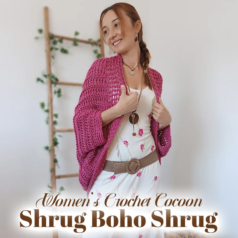 🎄Christmas Sale - 70% OFF🎄Women's Crochet Cocoon Shrug Boho Shrug -🚚Buy 2 Get Free Shipping