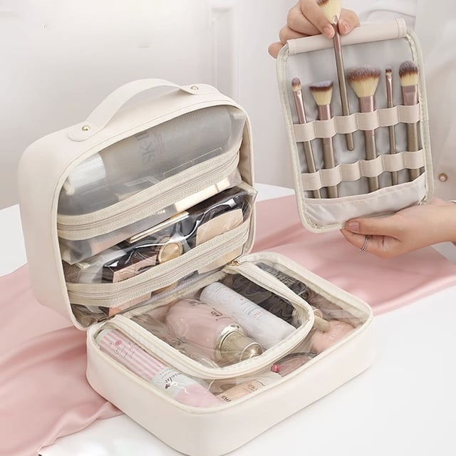 🔥Last Day 50% OFF🔥Multi-Compartment Toiletry Cosmetics Bag